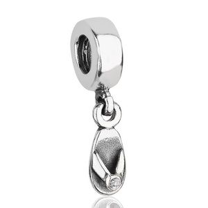 Pandora Sterling Silver Flip Flop Charm Retired